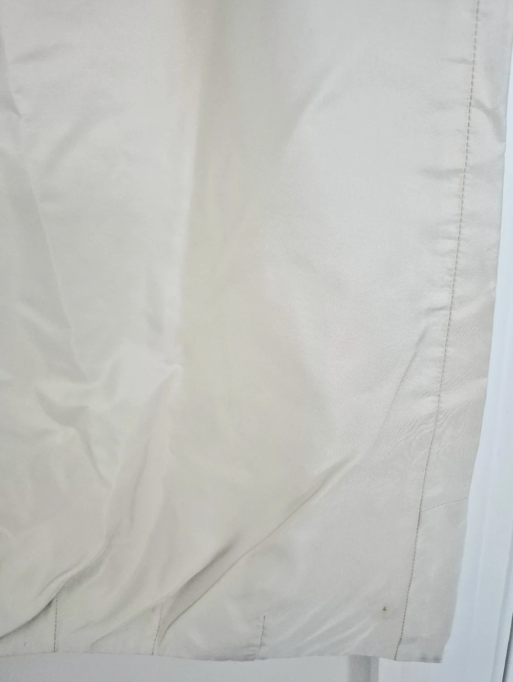 Vtg Prada Italy Talc Radzimir Silk Skirt Classic Party Retro Spring Summer Y2K - Picture 8 of 15